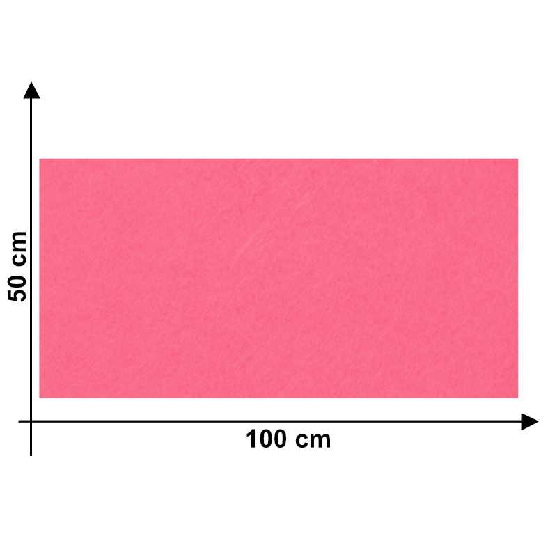 Feltro 3mm Rosa Q