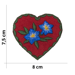 Iron-on applique with a...