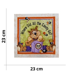 Halloween Pumpkins and Ghosts Panel - American Patchwork Fabric