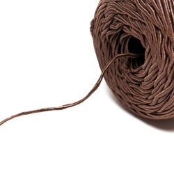Manico per borse in tessuto finta pelle intrecciato con moschettoni - Misura 60x2 cm