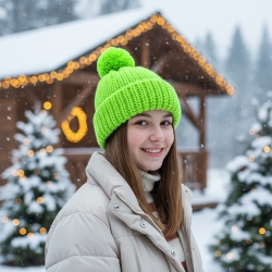 "Pierino Fluo Pop" Beanie...