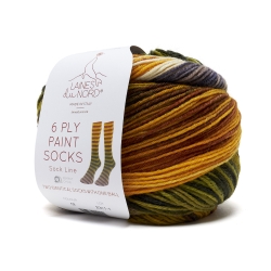 6 Ply Paint Socks by Laines...