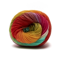 Lux Color Patterns Luxury Line de Tricot Cafè - Fil microfibre