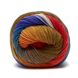 Lux Color Patterns Luxury Line de Tricot Cafè - Fil microfibre
