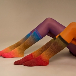 Ozalee by Laines du Nord - Soft wool yarn with multicoloured sprayed effect