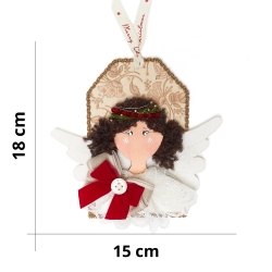 DIY Wooden Angel Girl Tag...