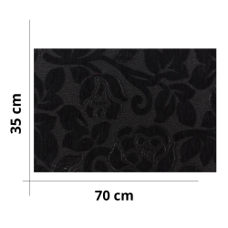 Black Velvet Damask Fabric...