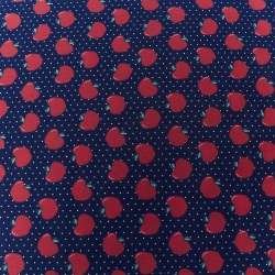 Tessuto Americano per Patchwork Puro Cotone " Cherries on Pink Gingham" - Al metro