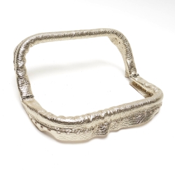 Paillettes en cuir verni véritable pour sacs - Diamètre 3 cm - Lot de 20