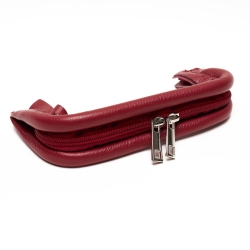 Chiusura borsa a molla in vera pelle Made in Italy - 21x9cm