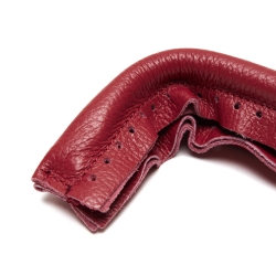 Chiusura borsa a molla in vera pelle Made in Italy - 21x9cm