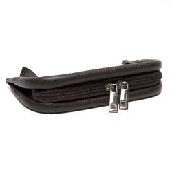 Chiusura borsa a molla in vera pelle Made in Italy - 21x9cm