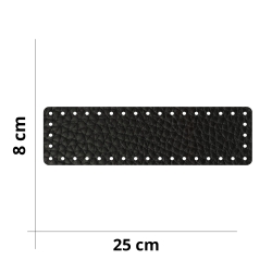 Paillettes en cuir verni véritable pour sacs - Diamètre 3 cm - Lot de 20