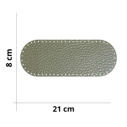 Paillettes in vera pelle per Borse - Misura ⌀ 3 - Pacco da 20 pz