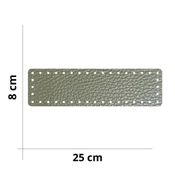 Fibbia per borse in vera pelle Italia - Misura 20x9 cm