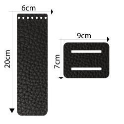 Genuine Leather Buckle -...