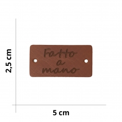 Étiquette rectangulaire en...