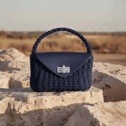 Petit Sac Filet - Kit complet de sac en macramé au crochet