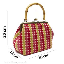 Amelie Bag - Damask Fabric...