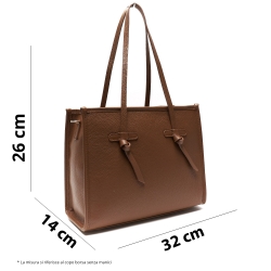 Genuine leather shoulder...