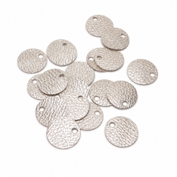 Paillettes in vera pelle per Borse - Misura ⌀ 3 - Pacco da 20 pz