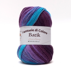 Isabel By Tricot Cafè - Blended wool yarn shaded with a twisted lamé thread