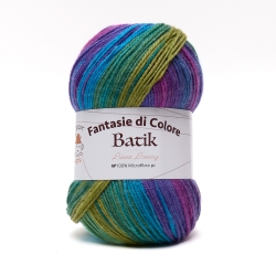 Isabel By Tricot Cafè - Blended wool yarn shaded with a twisted lamé thread