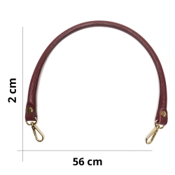 Boucle en cuir véritable - Taille 20x9