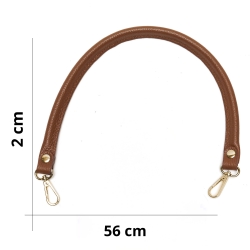 Boucle en cuir véritable - Taille 20x9