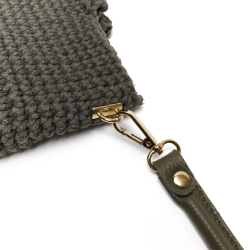 Boucle en cuir véritable - Taille 20x9