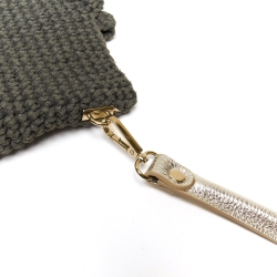 Boucle en cuir véritable - Taille 20x9