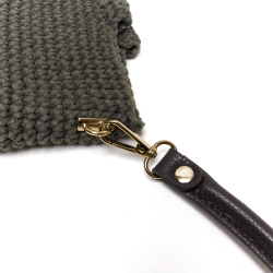 Boucle en cuir véritable - Taille 20x9