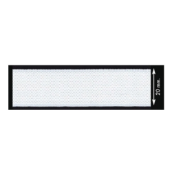 Riloga per tende doppia tasca - Altezza 6 cm